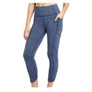 Athleta Blue Chaturanga Crop Tight Size Small
